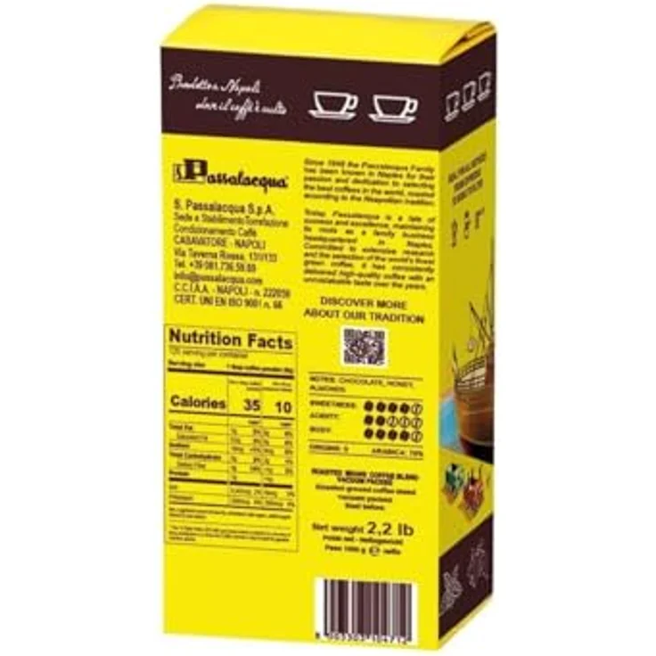 PASSALACQUA Cremador, ganze Bohne, 1kg – Bild 2