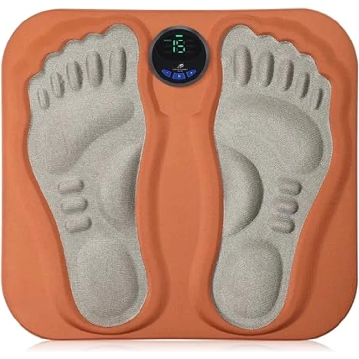 Lalano`S Cosmetics Fußmassagegerät 3D Fußmassagematte, EMS, für Durchblutung, Muskelschmerzlinderung, Venentrainer, Massage durch niederfrequente Impulse – Bild 1