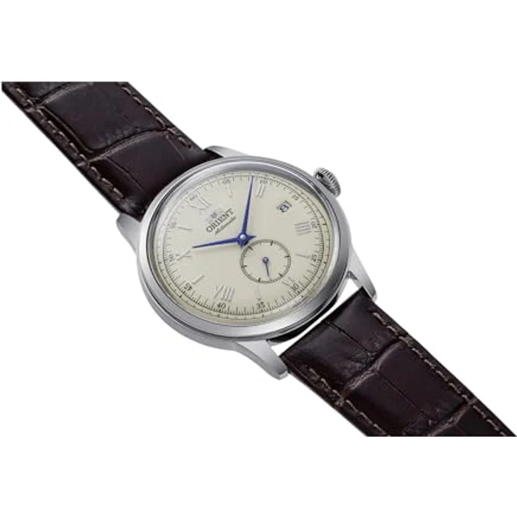 Orient Bambino Version 7 Kleine Sekunde 38,4 mm Automatik/Handaufzug Kleideruhr, Champagner, Japanisch – Bild 3