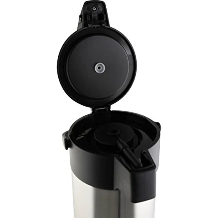 axentia Airpot in Silber, Pumpkanne aus rostfreiem Edelstahl, Volumen: ca. 5 L – Bild 7
