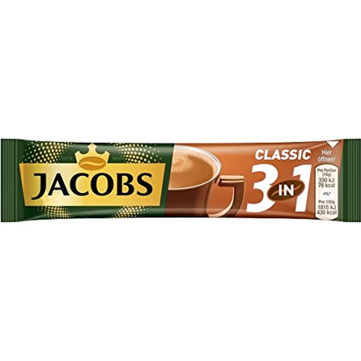 Jacobs Kaffeespezialitäten 3 in 1, 120 Sticks mit Instant Kaffee, 12 x 10 Getränke – Bild 3
