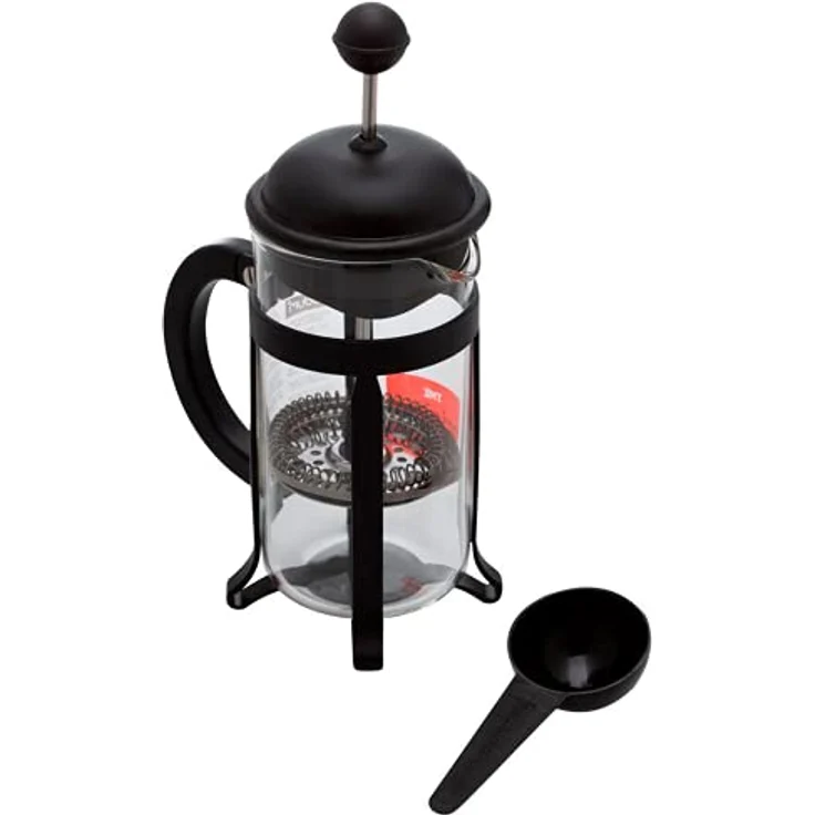 Bodum 1908-01 Java Kaffeebereiter, 8 Tassen, 1 L, Mehrlagig, schwarz, 10,6 x 16,3 x 24,5 cm – Bild 2
