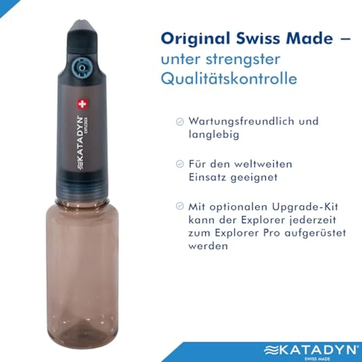 Katadyn Explorer Filter, 2-stufige Wasseraufbereitung mit Keramikelement und Aktivkohle, robust für extreme Bedingungen – Bild 5