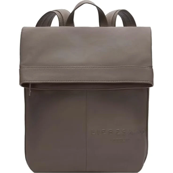 Liebeskind Elvira City Rucksack M, 100% Leder, 36 cm, grau – Bild 1