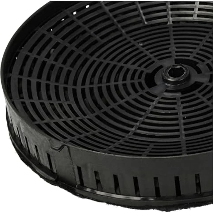 vhbw 2x Aktivkohlefilter kompatibel mit Elica 208355404727, 208355404729, 208355404728, 208355404726, 208355404725 Dunstabzugshaube - 17,2 cm, schwarz - 2er Pack – Bild 7