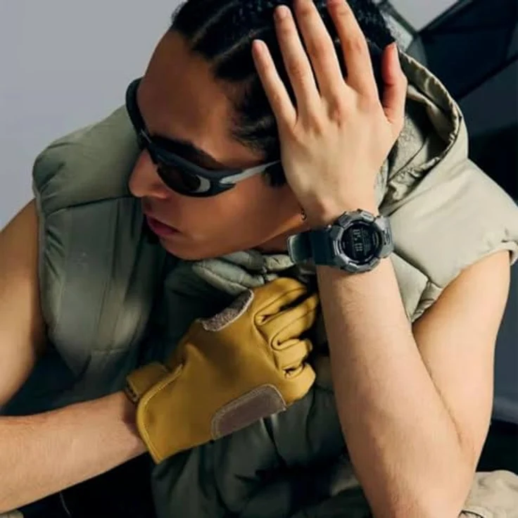 Casio G-Shock Classic Digital-Herrenuhr, braun, digitale Anzeige, Alarm, Stoppuhr, Beleuchtung, Quarzwerk, Kunststoffarmband – Bild 8