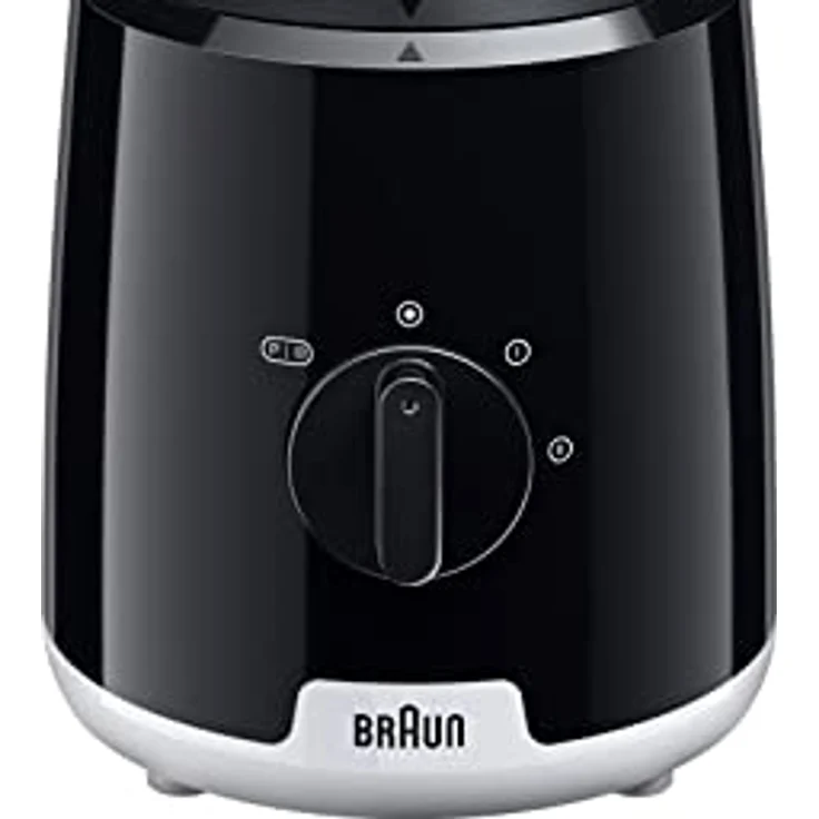 Braun PowerBlend 1 JB1051 Standmixer, 600 Watt, 1,5 Liter, 2 Geschwindigkeiten, schwarz – Bild 3
