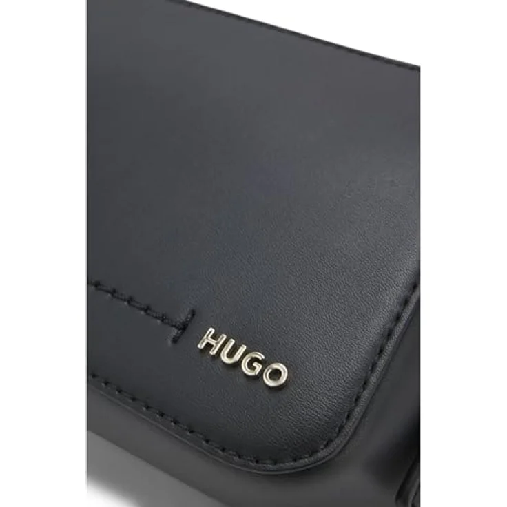 Hugo Yorih Schultertasche, 24 cm, schwarz, 100% Polyurethan – Bild 5