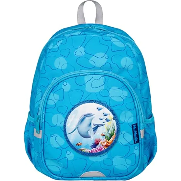 McNeill Freizeitrucksack Toby, Bubble, mit verstellbaren Tragegurten, großer Vortasche und zwei Seitentaschen mit Gummizug