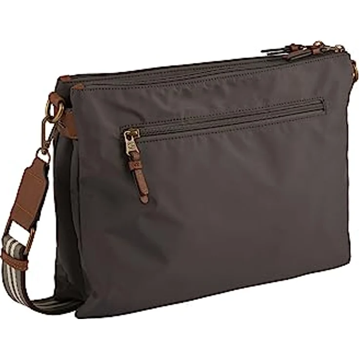 camel active Bari Umhängetasche, 33 cm, grau, 100% Polyester, praktisches Design – Bild 2