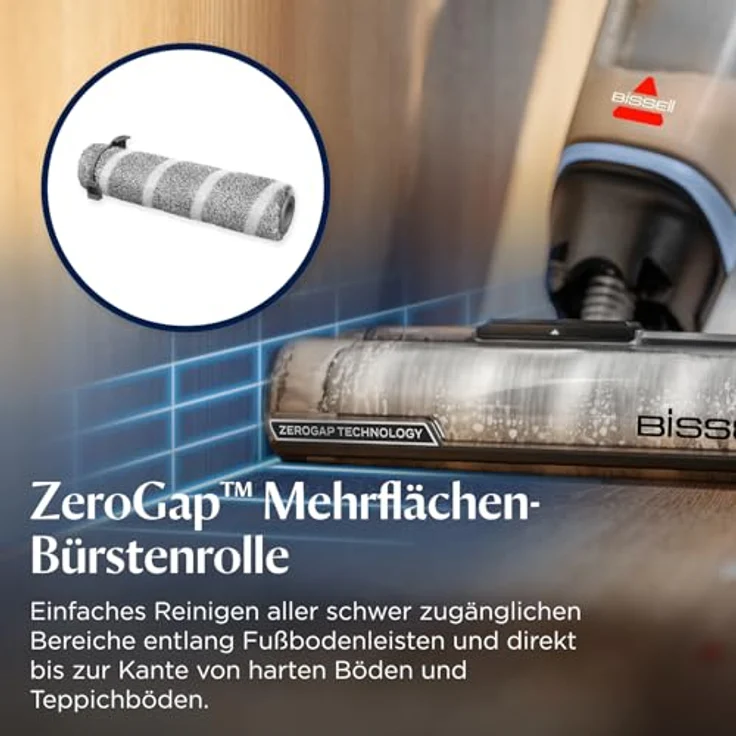 BISSELL CrossWave Edge Zubehör-Kit, Multi-Surface ZeroGap Bürstenrolle & Filter, Original Ersatzteile für Nass-Trockensauger, einfache Wartung, kompatibel mit CrossWave Edge – Bild 2