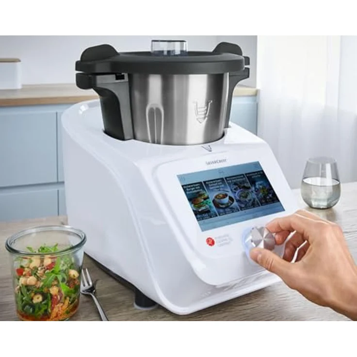 SILVERCREST® KITCHEN TOOLS Monsieur Cuisine Connect SKMC 1100 A1, 1100 W, Küchenmaschine 1 Stück – Bild 1