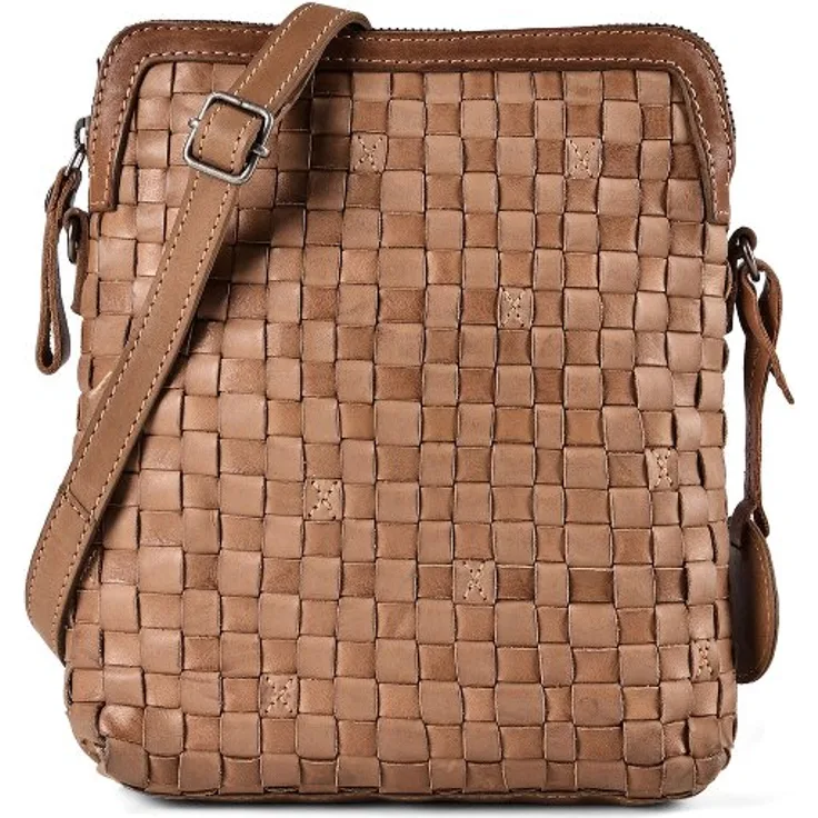 Harbour 2nd Urban Poets Ida-Up Umhängetasche, 100% Leder, 24 cm, braun