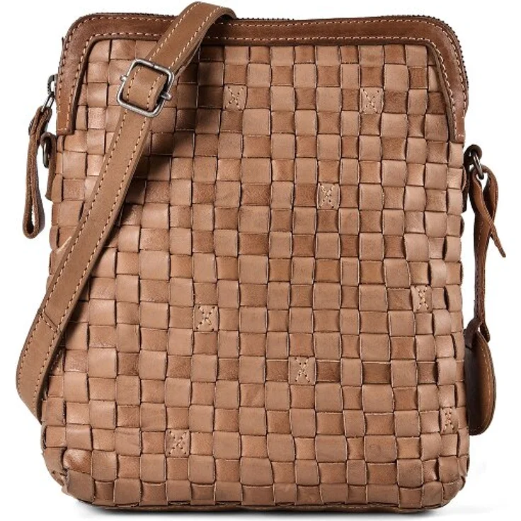 Harbour 2nd Urban Poets Ida-Up Umhängetasche, 100% Leder, 24 cm, braun