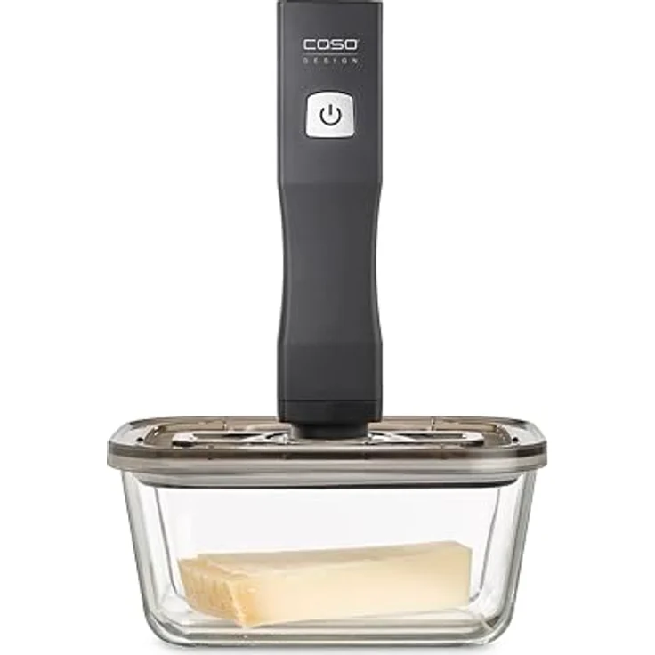 CASO VacuBoxx Eco L Vakuum-Frischebehälter 1500 ml für druckempfindliche und flüssige Lebensmittel BPA-frei hitzebeständig spülmaschinenfest gefriergeeignet – Bild 5