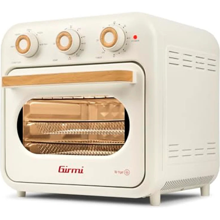 Girmi FG29 Heißluftfritteuse & Multifunktionsofen, 1500W, 22 Liter, 5 Programme, Maxi-Lüfter, Innenbeleuchtung, Rezeptbuch inklusive – Bild 1