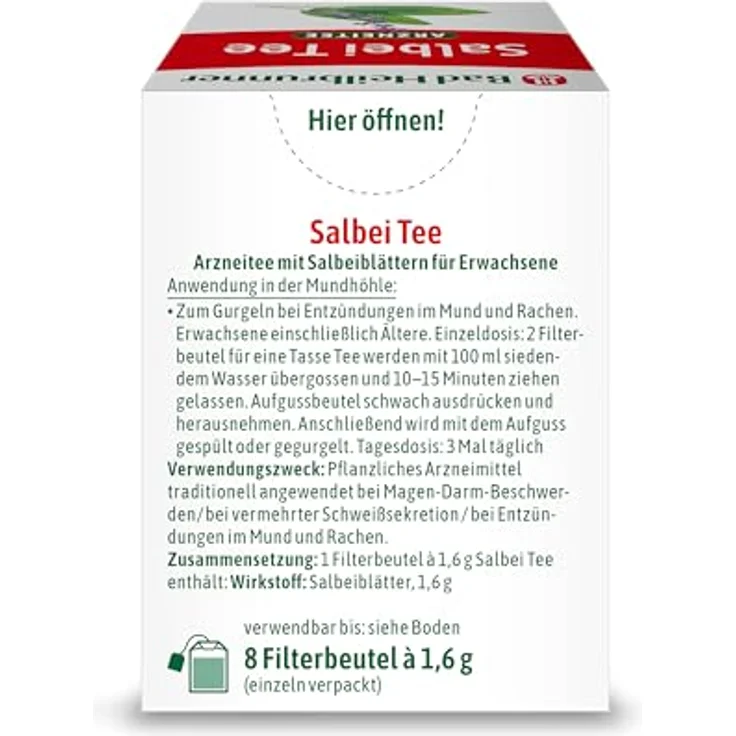 Bad Heilbrunner Salbei Tee – Bild 5