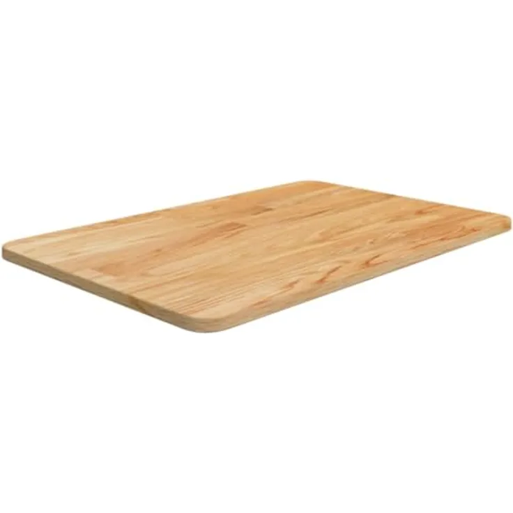 vidaXL Schneidebrett Waschtischplatte Hellbraun 60x40x1,5 cm Massivholz Behandelt, Eichenholz