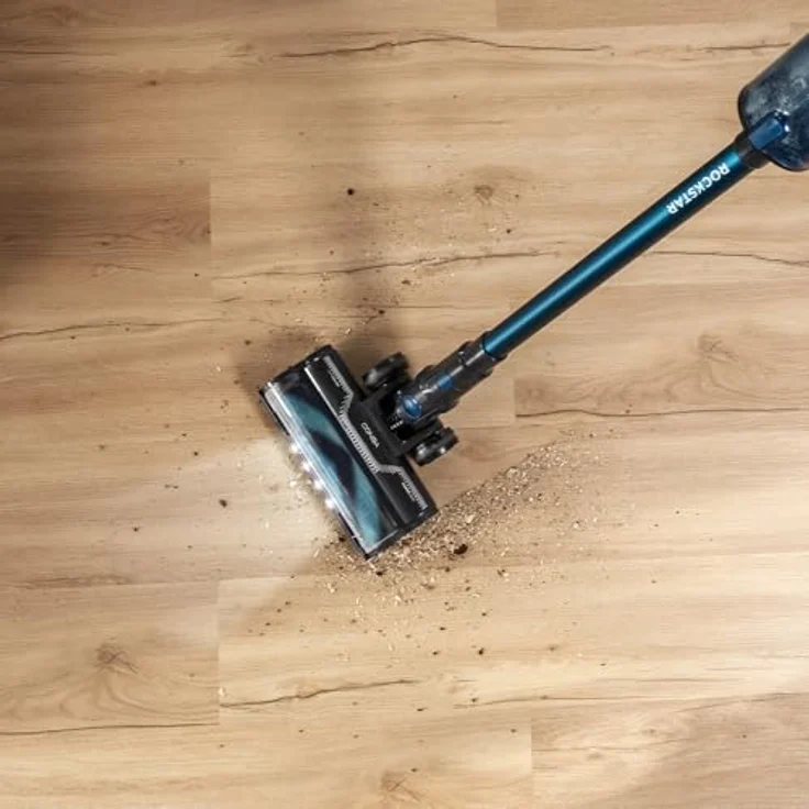 Cecotec Conga Rockstar RS50, Kabelloser Stabstaubsauger mit 400 W, 60 Minuten Akkulaufzeit, schwarz-blau, 0,5 l Staubbeutel – Bild 8