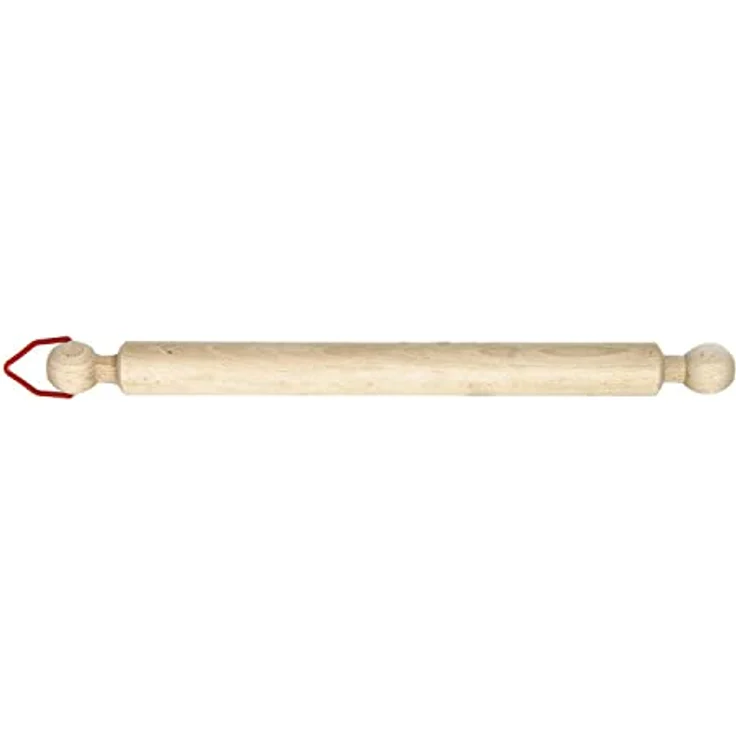 DEMOLLI fsc-05000 Teigrolle mit Zwei Griffen, Buchenholz, Natur – Bild 2