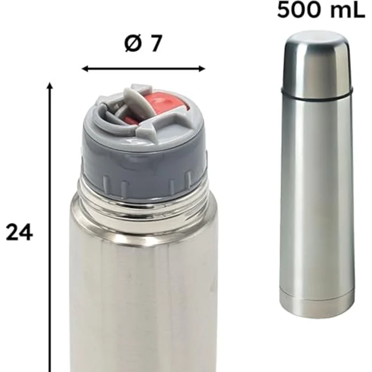 Ilsa Thermoskanne aus Stahl, 50 cl, Mehrfarbig, Einheitsgröße – Bild 5