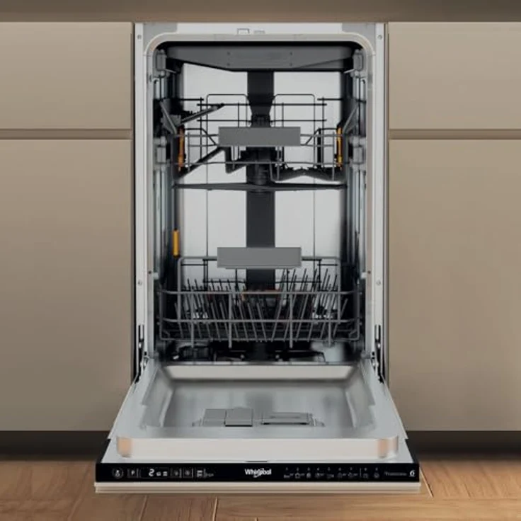 Whirlpool WH6IC11BS7LSA0, Voll integrierbarer Geschirrspüler mit 11 Maßgedecken, 41 dB, Energieeffizienzklasse C, Intensiv- und Eco-Programm – Bild 2