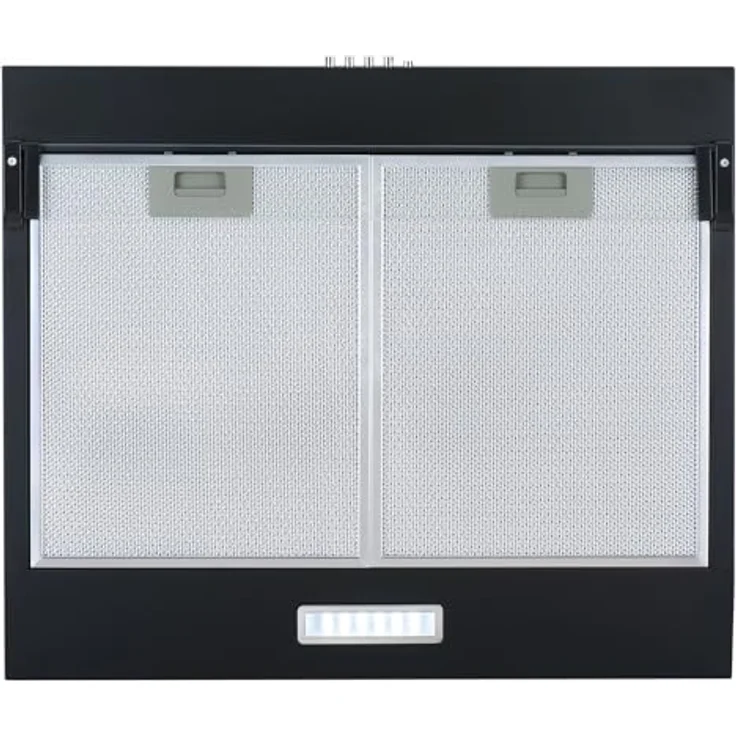 NEG Dunstabzugshaube NEG15-ATB+ (schwarz) Edelstahl-Unterbau-Haube mit Doppelmotor (Abluft/Umluft) und LED-Beleuchtung (60cm) Unterschrank- oder Wandanschluss – Bild 3