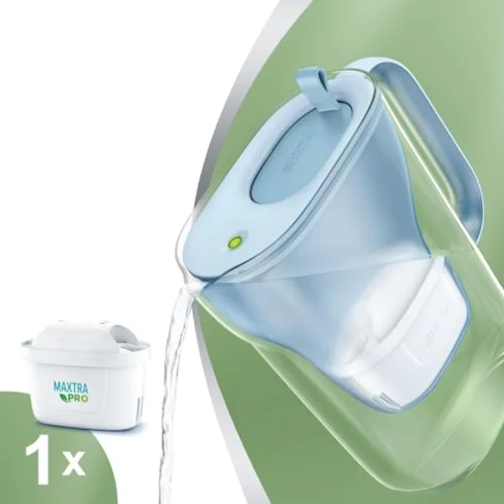 Brita Wasserfilter Style gletscherblau (2,4l) inkl. 1x MAXTRA PRO All-in-1 Kartusche, Wasserfilter, Blau – Bild 5