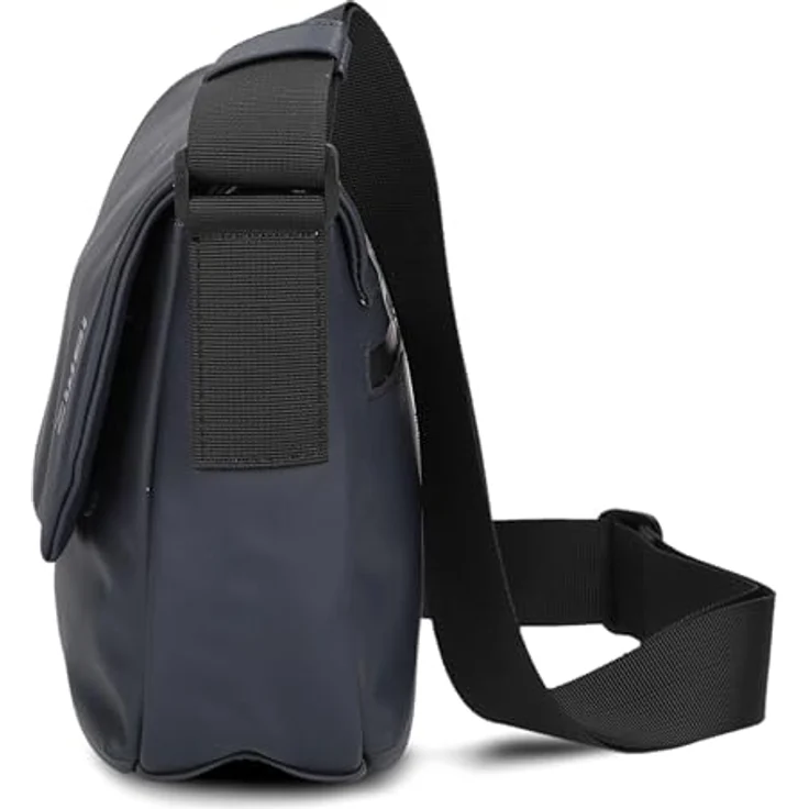 ZWEI Umhängetasche Cargo CA60, robuste Messenger Bag aus lösungsmittelfreiem Kunstleder, schwarz, 32 x 11 x 20 cm – Bild 3