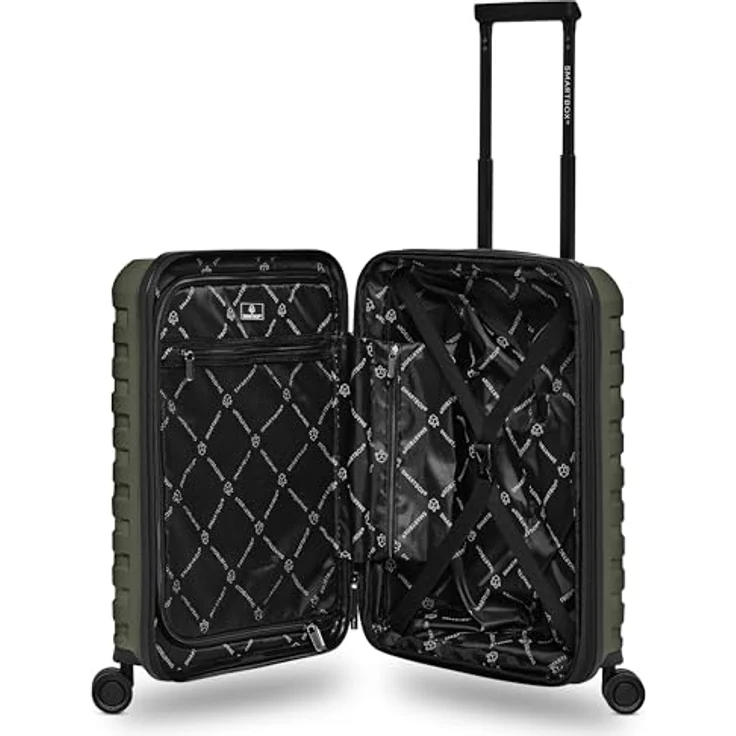 SMARTBOX Hartschalen Kabinen-Koffer | Kleiner Trolley 37 x 23 x 55 cm | Polypropylen | 4 Doppelrollen & TSA-Schloss | 2,9 kg | Edition 01 – Bild 5