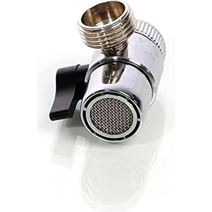 Naturewater 2 Wege Hahn Wasserhahn Adapter, 20 mm (3/4") Anschluss für Auftischfilter und Trinkwasserfiltration – Bild 6