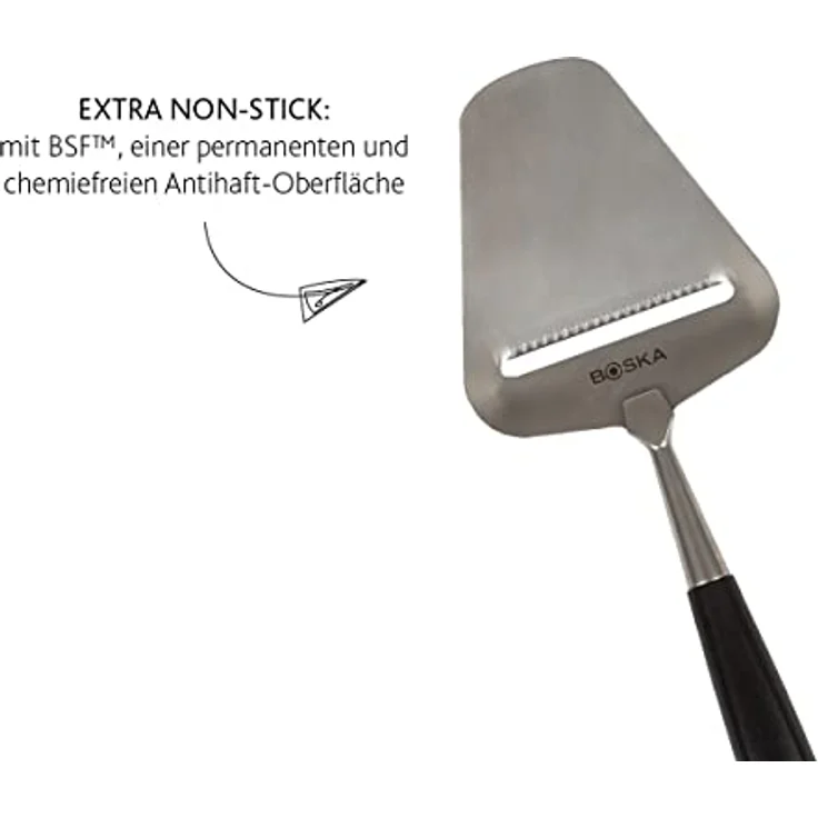 Boska Käsehobel Milano+, Käseschneider, Käsereibe, Edelstahl, Kunststoff, Schwarz, 23.5 cm, 307410 – Bild 6