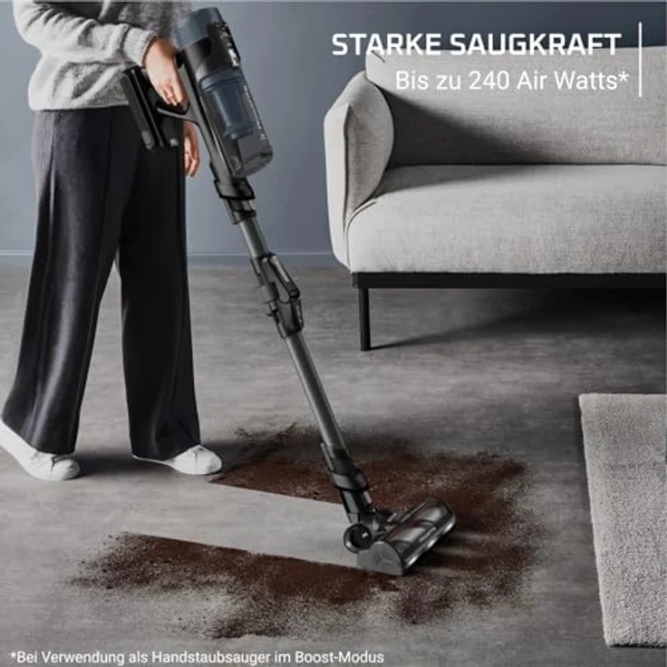 ROWENTA RH9B36 X-Force Flex 14.80, Kabelloser Stielsauger mit 240 Air Watt Saugkraft und 90 Minuten Akkulaufzeit – Bild 5