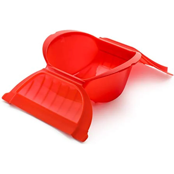 Lékué Ogya rojo Dampfbox XL in rot, Kunststoff, 1000 ml – Bild 3