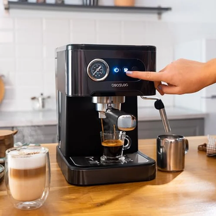 Cecotec Power Espresso 20 Pro, Espressomaschine in Dark Inox mit 20 bar Druckpumpe und 1,5-Liter-Wassertank – Bild 4