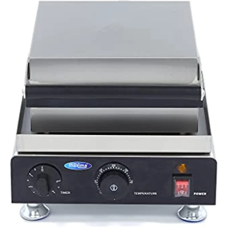 Maxima Gastro Pfannkuchenmacher, 4 Pfannkuchen à 10 cm, mit Antihaft-Backblech und Timer – Bild 5
