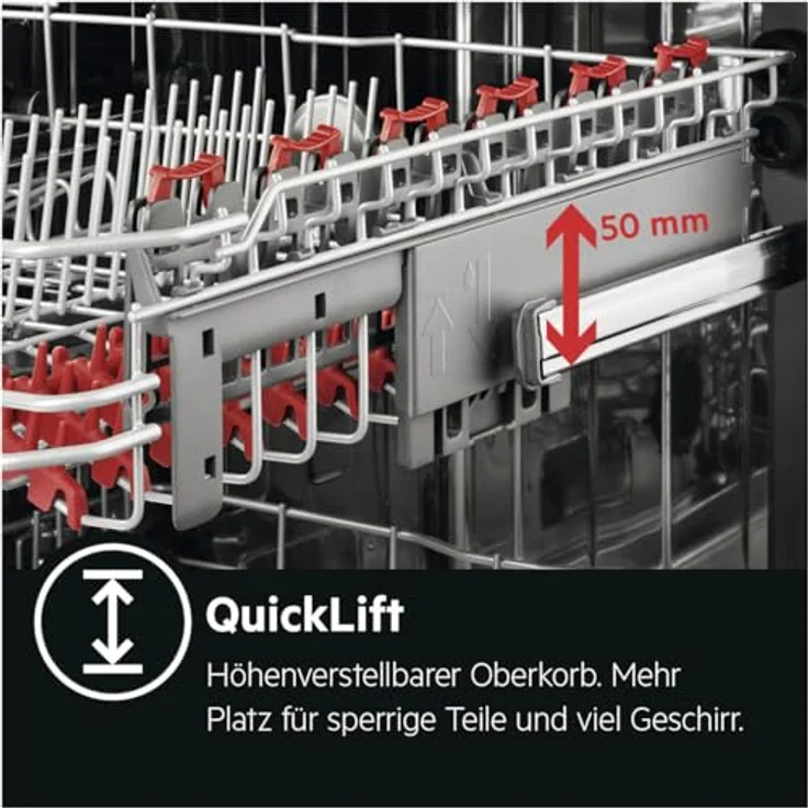 AEG 7000 GlassCare / Unterbau-Geschirrspüler 60 cm / AirDry - perfekte Trocknungsergebnisse / MaxiFlex Besteckschublade FUS7676APM – Bild 11