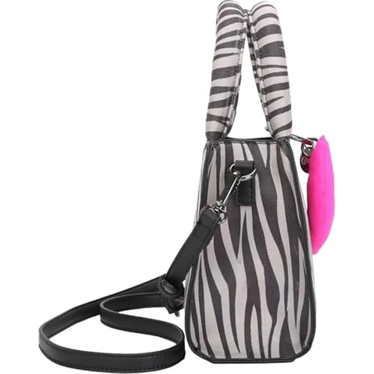 Buffalo Boxy30 Mini Bag Handtasche, 17.5 cm, 100% Polyester, weiss – Bild 3