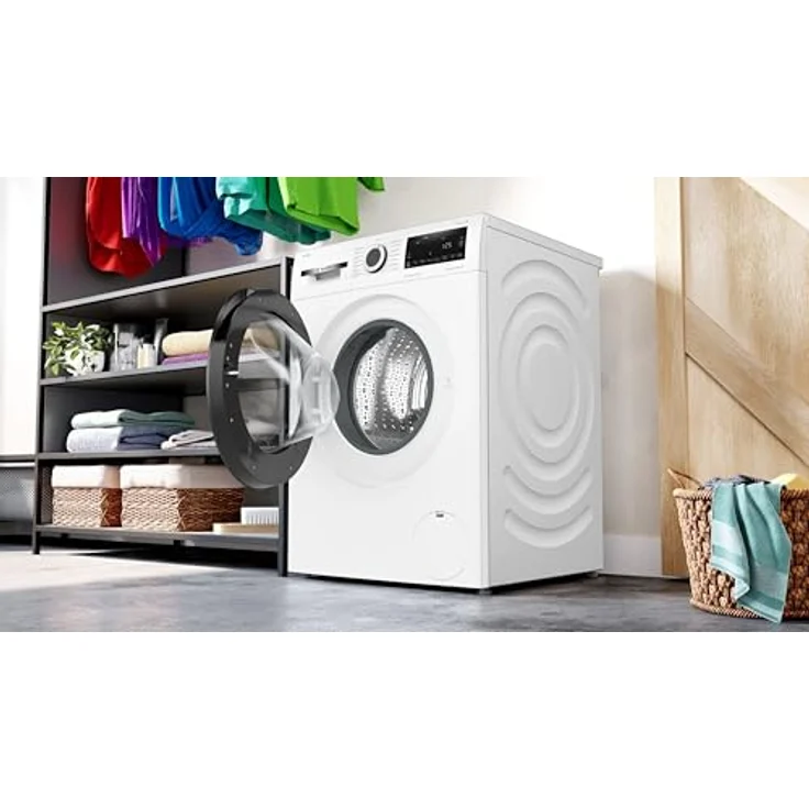 Bosch WGG154A10 , Frontlader-Waschmaschine, D, Fassungsvermögen 6 kg, Standgerät, Breite 40 cm, weiß – Bild 4