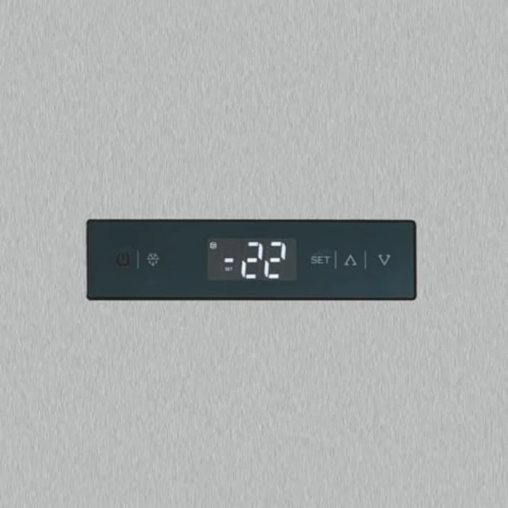 GastroHero Tiefkühlschrank ELINE 650 GN 2/1 Monoblock, 605 L, Edelstahl, energieeffizient, -22 bis -18 °C, Umluftkühlung, digitale Temperaturanzeige – Bild 5