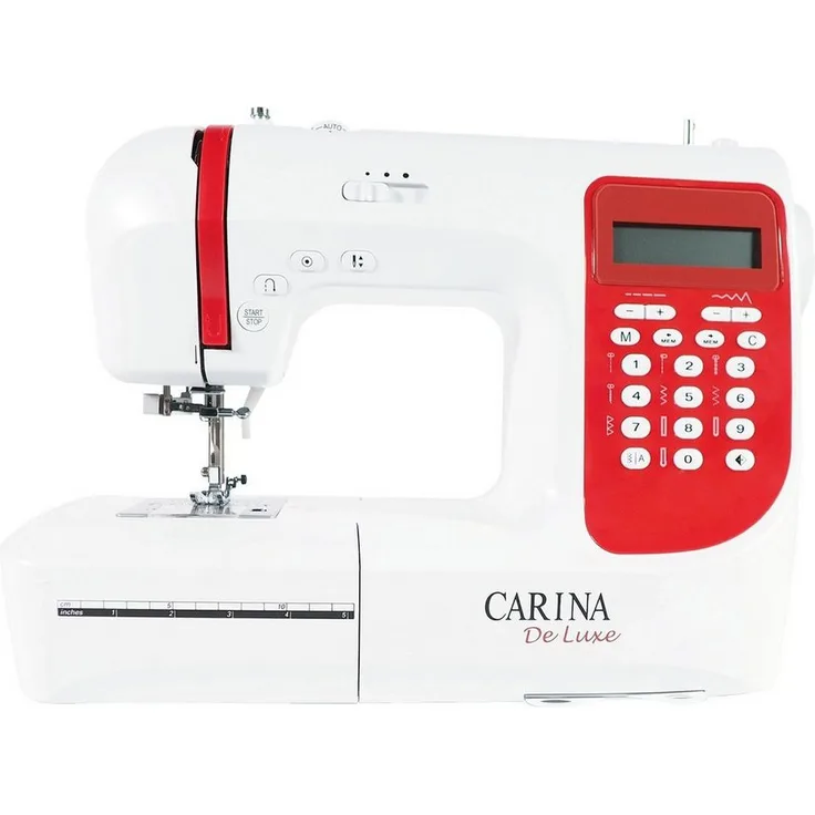 Carina Nähmaschine CARINA De Luxe Computer Nähmaschine, Über 210 Stichmuster, Aluminium Druckguss-Torso - Preisvergleich