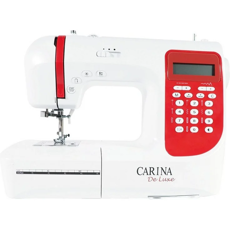 Carina Nähmaschine CARINA De Luxe Computer Nähmaschine, Über 210 Stichmuster, Aluminium Druckguss-Torso - Preisvergleich – Bild 1