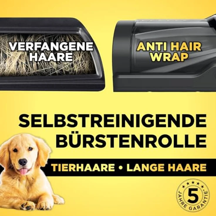 Shark Stielstaubsauger IZ380EU PowerPro, Handstaubsauger mit FloorDetect- und Anti Hair Wrap-Technologie, Navy Metallic – Bild 4