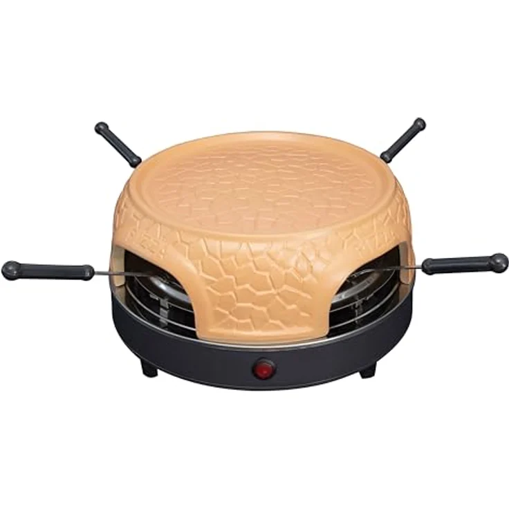 Gastronoma Pizzaofen – Pizzaofen mit Terrakottakuppel für 4 Personen – Pizzadom - 800 Watt - Zubereitung in 5-7 Minuten - mit Zubehör - Flachkuppel – Bild 1