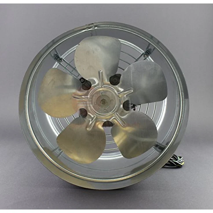 Rohrventilator Ø 325 mm Axial Rohrlüfter IP44 Lüfter 1220 m³/h 3 Stufen Hochdruck Niederdruck Ventilator Zuluft Abluft Gebläse Metall Radialventilator Absauglüfter Absaugung – Bild 2