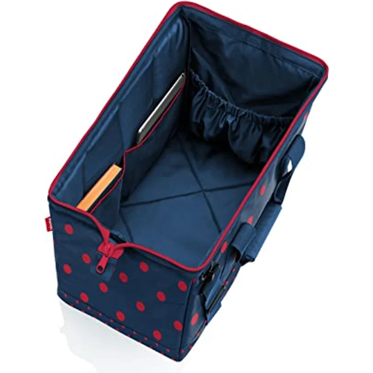 reisenthel allrounder L, Reisetasche, Sporttasche, Schultertasche, Doktortasche, Tasche, Polyestergewebe, Mixed Dots Red, 30 L, MT3075 – Bild 3