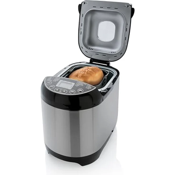 Brabantia BBEK1114 Brotbackautomat, 19 Programme, Edelstahl, mit Warmhaltefunktion und 15-Stunden-Auslösetimer – Bild 9