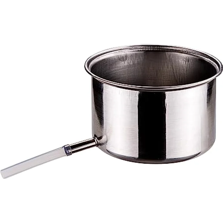 DEMA Edelstahl Obst- und Beerenpresse 5 L, mechanische Tischpresse mit pulverbeschichtetem Stahlrahmen und 2 Edelstahl-Körben – Bild 5