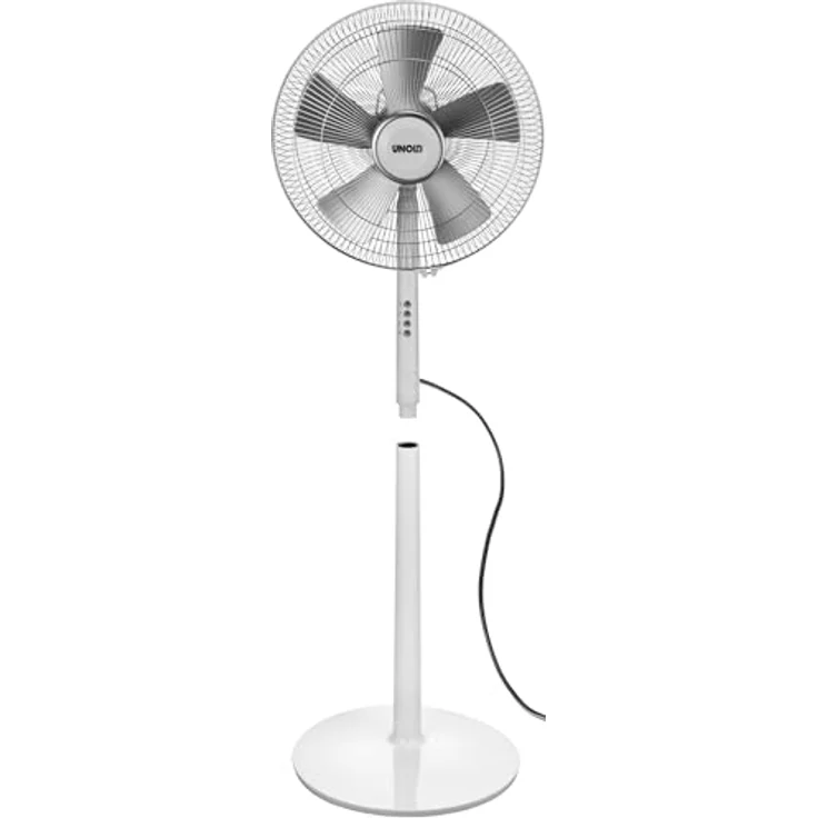Unold 86820 White Standventilator Silverline, 50 W, silber-weiß – Bild 7