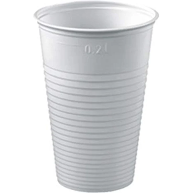 Papstar Plastikbecher Kunststoffbecher 0.3 l transparent (100 Stück) ø 7.8 cm, Höhe 11.3 cm mit Füllstrich, praktischer Einwegbecher für Feste und Partys wie Geburtstag oder Grillparty, #16130 - Preisvergleich – Bild 3
